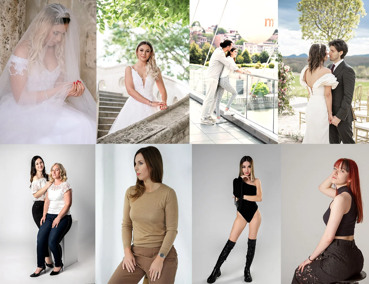 Edina Kocsi Photography portfólióból néhány egyéni fotózás kép kollázzsa