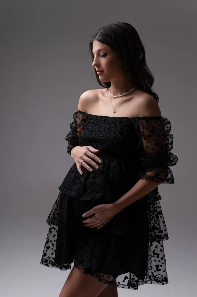 Minimalista kismama fotózás